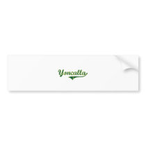 Yoncalla Oregon City Classic bumper stickers