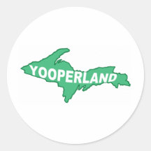 Yooperland Round Sticker