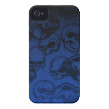 Yorick's Skull Creepy Abstract iPhone 4 Case