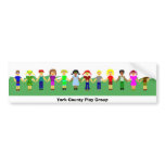 York County Play Group 4 bumper stickers