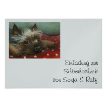 Yorkie and hearts announcements