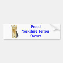 Yorkie Bumper Sticker