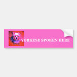 Yorkie Bumper Sticker