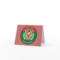 Yorkie Christmas Cards