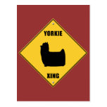 Yorkie Crossing (XING) Sign Postcards