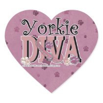 Yorkie DIVA Sticker
