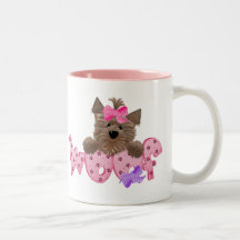 Yorkie Dog Woof Coffee Mug