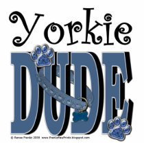 Yorkie DUDE Cut Out