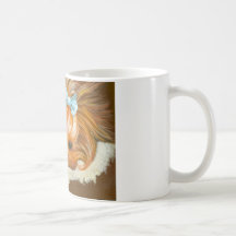 Yorkie Mama with Puppy Coffee Mug