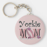 Yorkie MOM Keychains