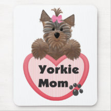 Yorkie Mom Mousepads