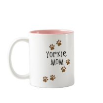 Yorkie Mom Coffee Mugs