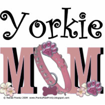 Yorkie MOM Acrylic Cut Outs