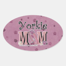 Yorkie MOM Stickers
