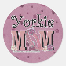 Yorkie MOM Stickers
