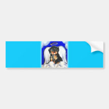 Yorkie Poo Angel Bumper Stickers