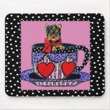Yorkie Poo Mouse Pads