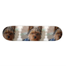 Yorkie Terrier  Skateboard