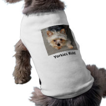 Yorkie, Yorkies Rule! Doggie T-shirt