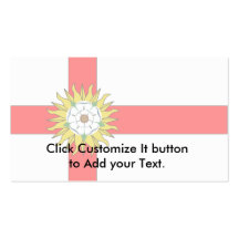 Yorkshire (Flag Institute), United Kingdom Business Card Template
