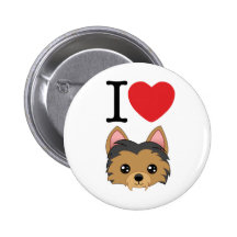 Yorkshire Terrier Button