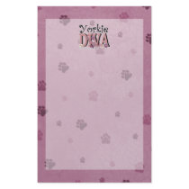 Yorkshire Terrier DIVA Stationery Design