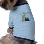 Yorkshire Terrier "I Love My Mommy" Portrait Doggie Tee