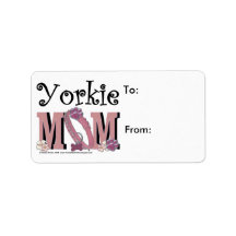 Yorkshire Terrier MOM Labels
