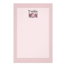 Yorkshire Terrier MOM Stationery Paper