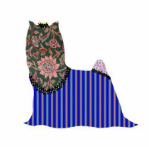 Yorkshire Terrier Patchwork Pet Jewellery Pin
