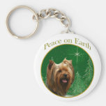 Yorkshire Terrier Peace Keychains