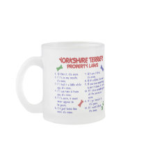 YORKSHIRE TERRIER Property Laws 2 Yorkie Mugs