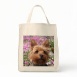 Yorkshire Terrier  Puppy Dog Grocery Totebag