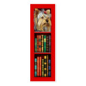 Yorkshire Terrier Red Bookmark business cards