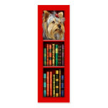Yorkshire Terrier Red Bookmark business cards