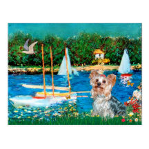 Yorkshire Terrier (T) - Sailboats Postcards