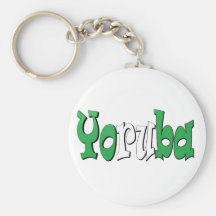 Yoruba (Nigerian Flag) Key Chains