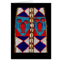 Yoruba wall effigy card