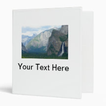 Yosemite Bridalveil Fall Vinyl Binder