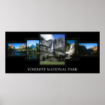 Yosemite Collage Posters