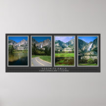Yosemite Falls Collage Print