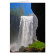 yosemite falls greeting cards