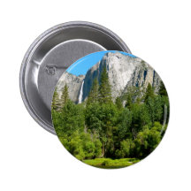 Yosemite Falls Pinback Button