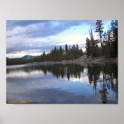 Yosemite lakes 2003 print by al3xxx