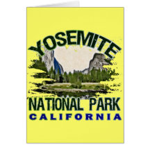 Yosemite National Park, California Greeting Cards