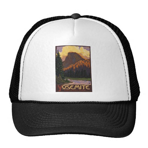 Yosemite National Park - Half Dome - Vintage Mesh Hat