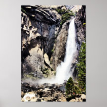 Yosemite National Waterfall Print