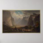 Yosemite valley. After painting by Thomas Hill Print