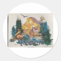 Yosemite Wildlife serenade Stickers