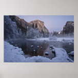 Yosemite Winter Landscape Poster